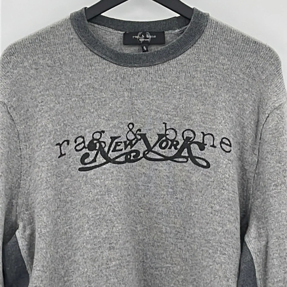 Rag & Bone New York Printed Wool Blend Sweater - NWOT - Size XL - Picture 4 of 8